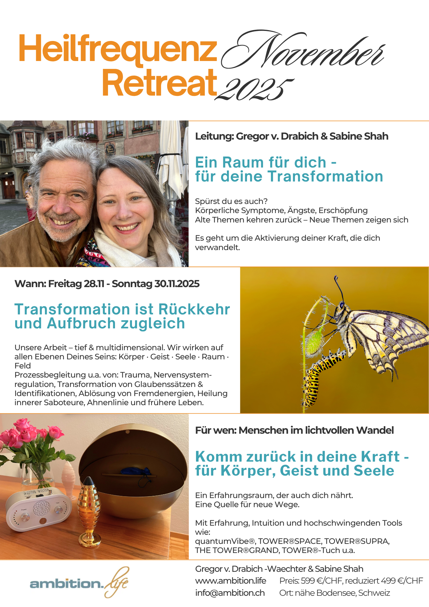 HEILKREIS-WOCHENENDE - 11-25 Heilfrequenz-Retreat