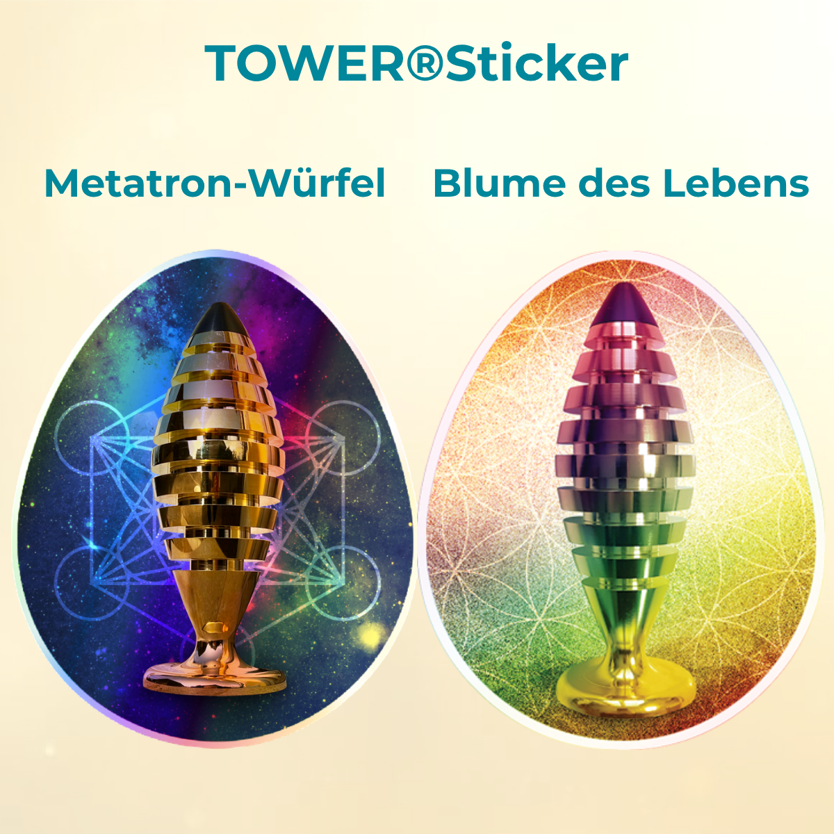 Tower® Stickers, set of 10 exclusively for retailers