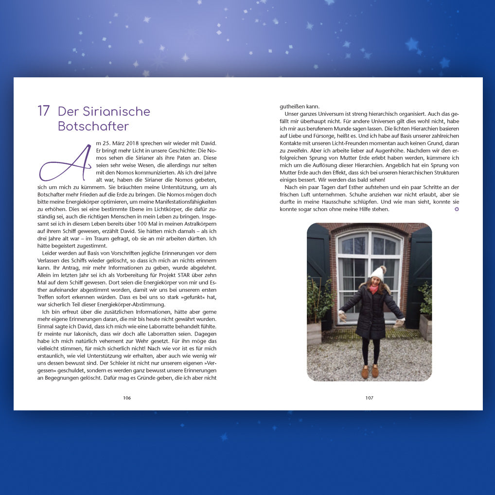 Leseprobe aus dem Buch 'Star, mein geliebtes Sternenkind' die magische und aufregende Geschichte von KUAN YINs Rückkehr zur Erde.